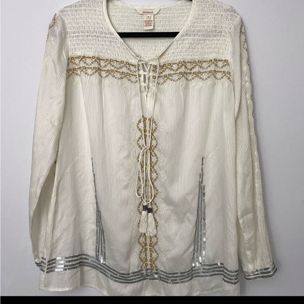 Sundance Temple of the Sun Embroidered Tunic